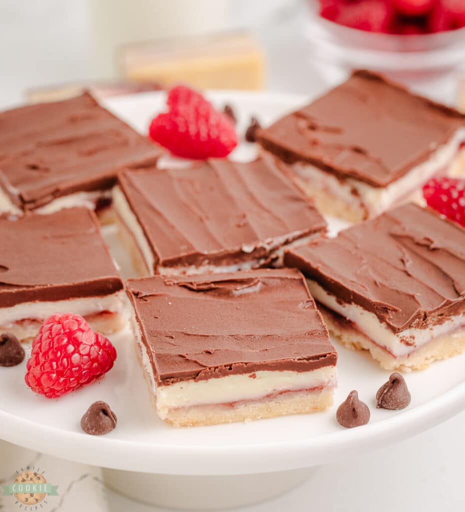 Raspberry Chocolate Bars - Family Cookie Recipes