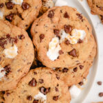 plateful of oatmeal marshmallow cookies
