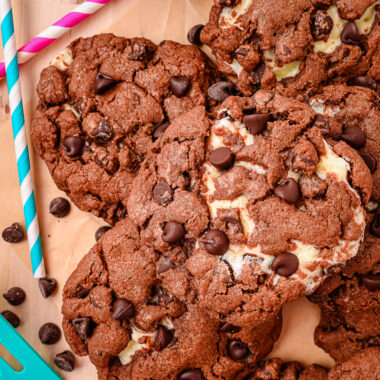 cream cheese and chocolate cookies