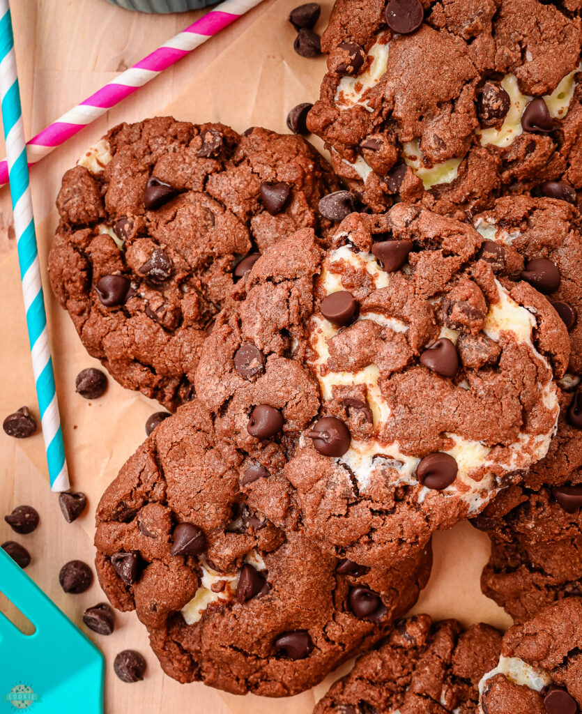 cream cheese and chocolate cookies