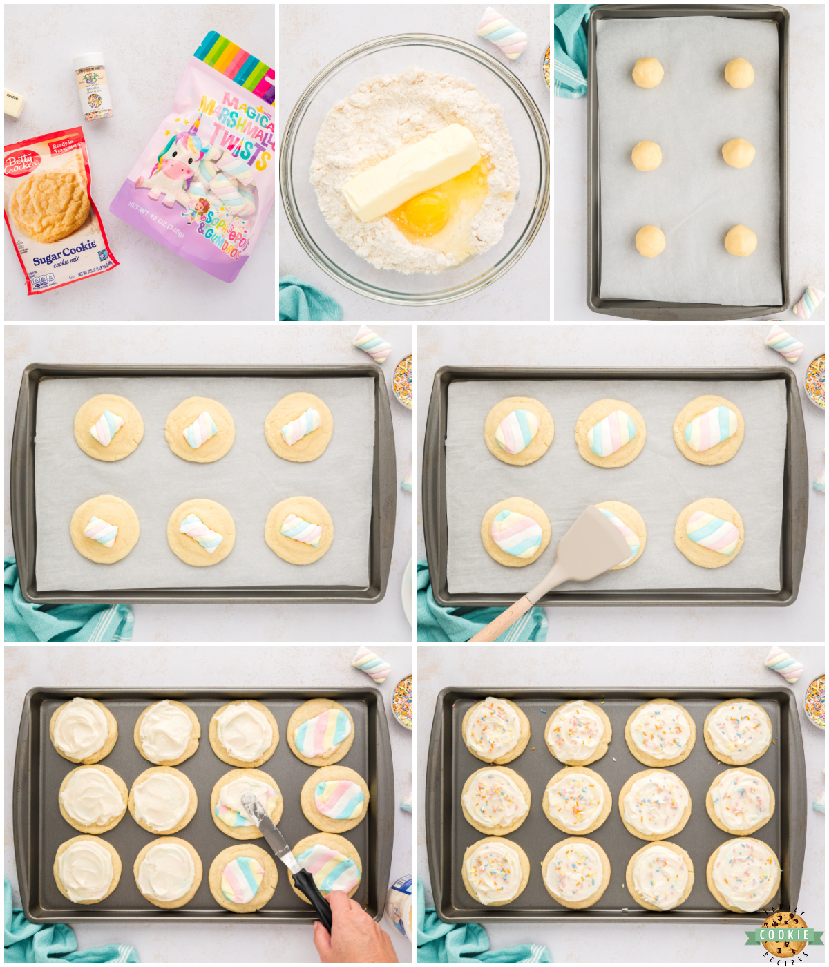 how to make Magical Marshmallow Surprise cookies