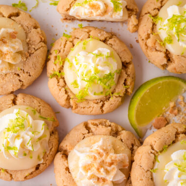 bakery style key lime cookies