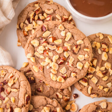 chocolate hazelnut cookies