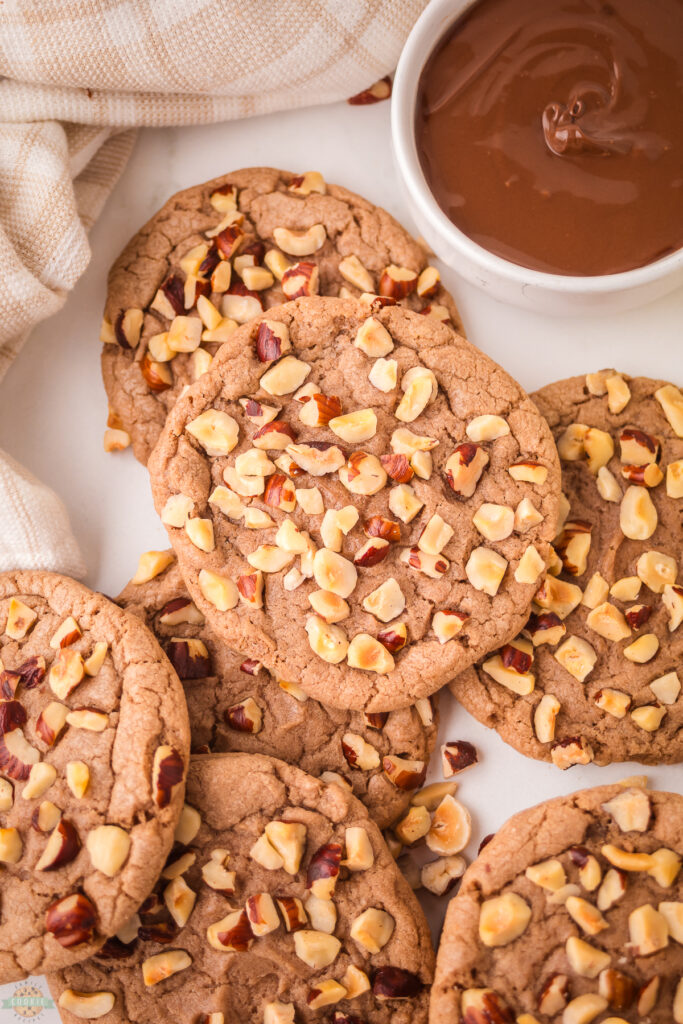 chocolate hazelnut cookies