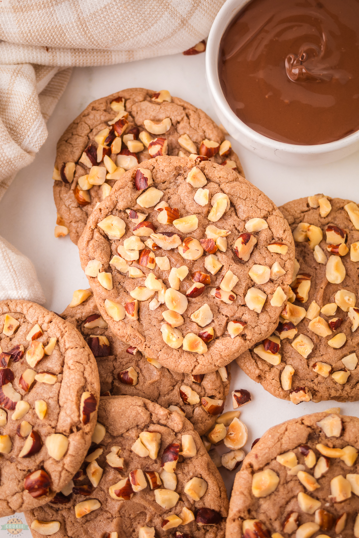 chocolate hazelnut cookies