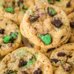 tray of chocolate chip mint oreo cookies