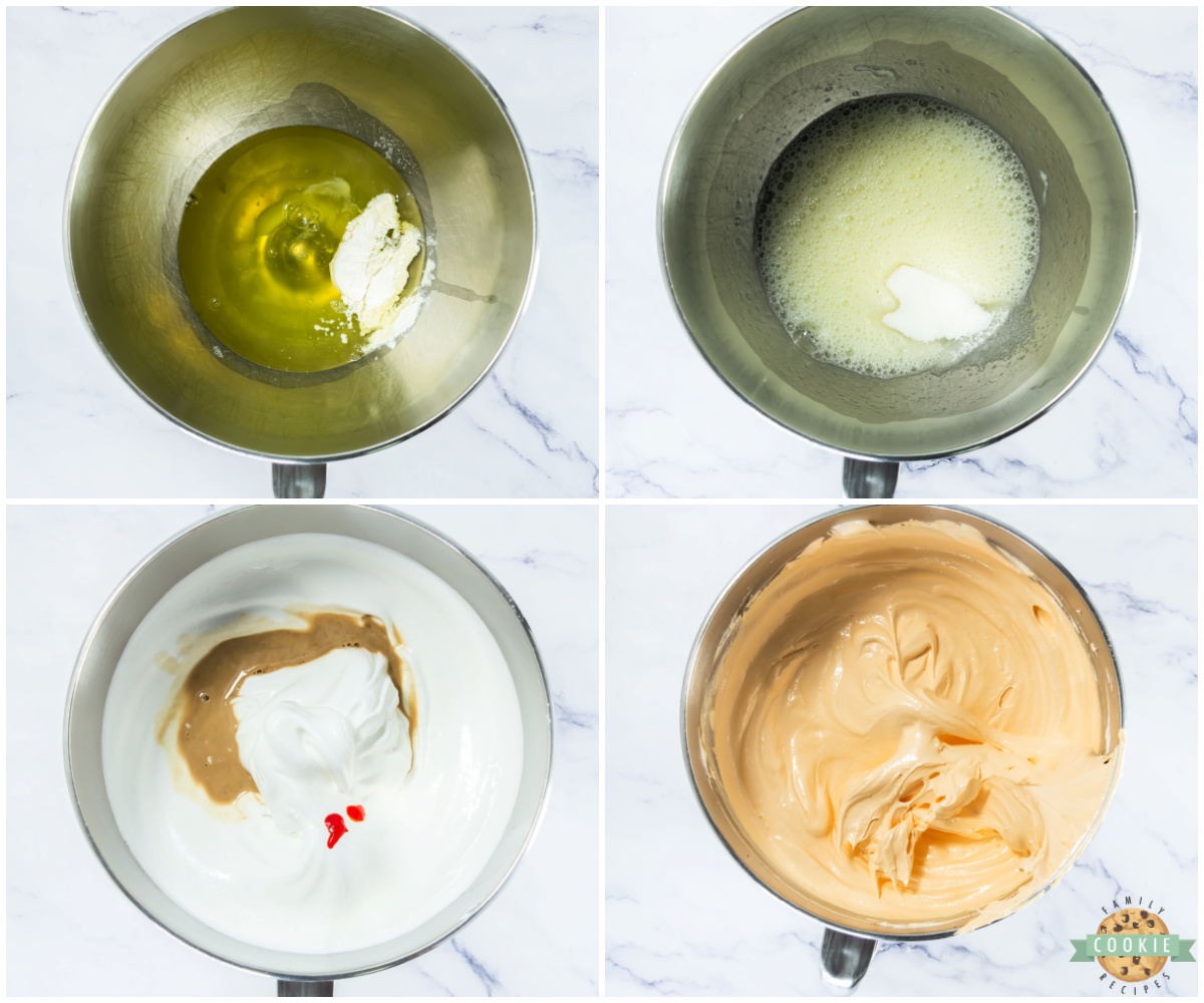 Step by step instructions on how to make Pumpkin Meringue Cookies. 