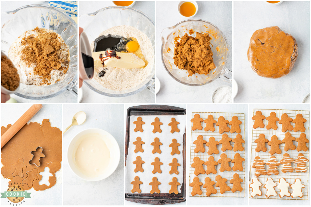 Step by step instructions on how to make Gingerbread Cookies with Maple Icing. 