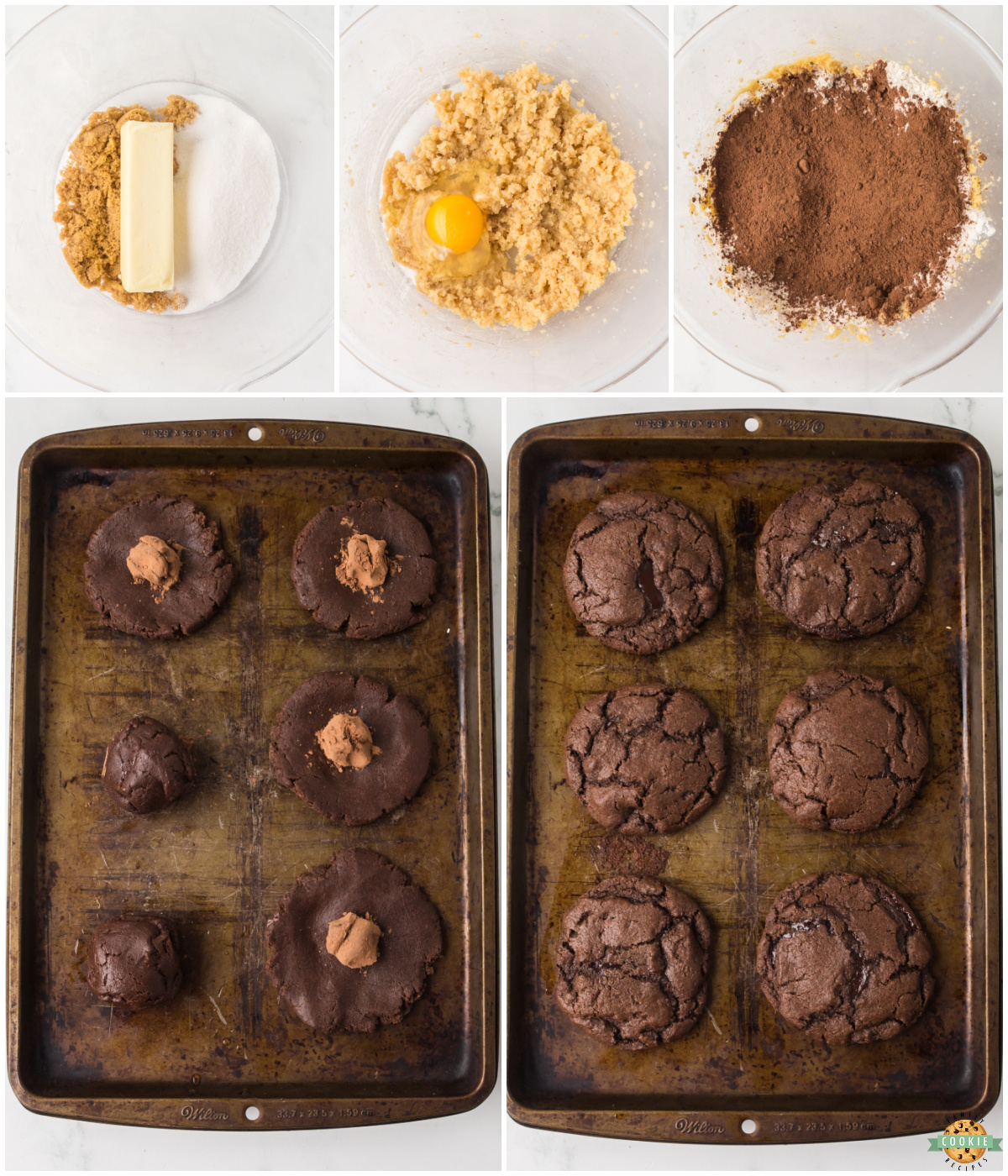 chocolate lava cookies stuffed with chocolate ganache