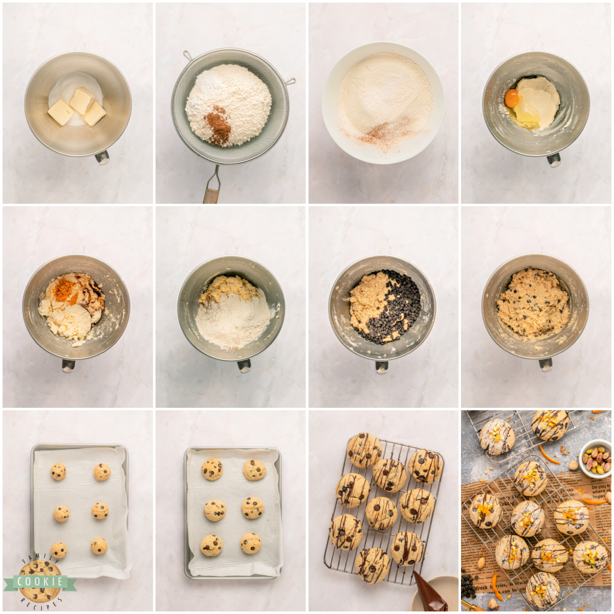 Step by step instructions on how to make Soft Cannoli Cookies.