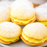 stack of banana whoopie pies