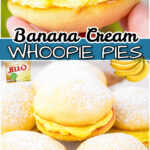 Banana Pudding Whoopie Pies turn a Southern classic into a handheld treat with soft, cake-like cookies and a rich, creamy banana pudding filling. Each bite is fluffy, sweet, and full of nostalgic banana flavor.