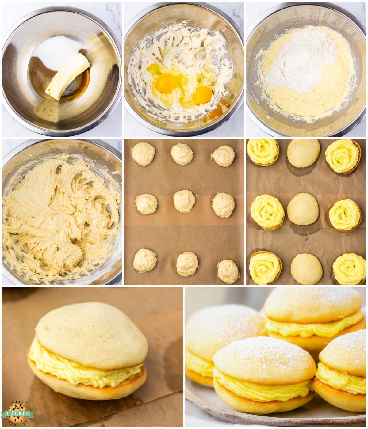 how to make banana whoopie pies